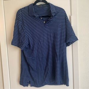 Ralph Lauren Navy Striped Polo Shirt